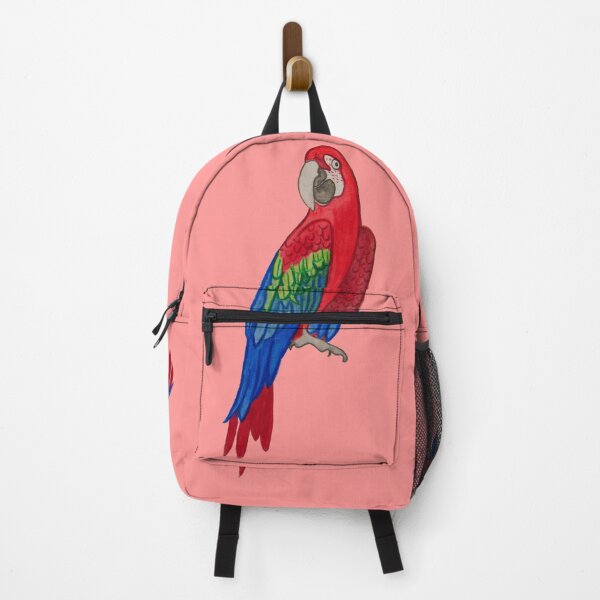 Item preview, Colorful Macaw Parrot - Vibrant Tropical Bird Illustration designed and sold by the little fennec.