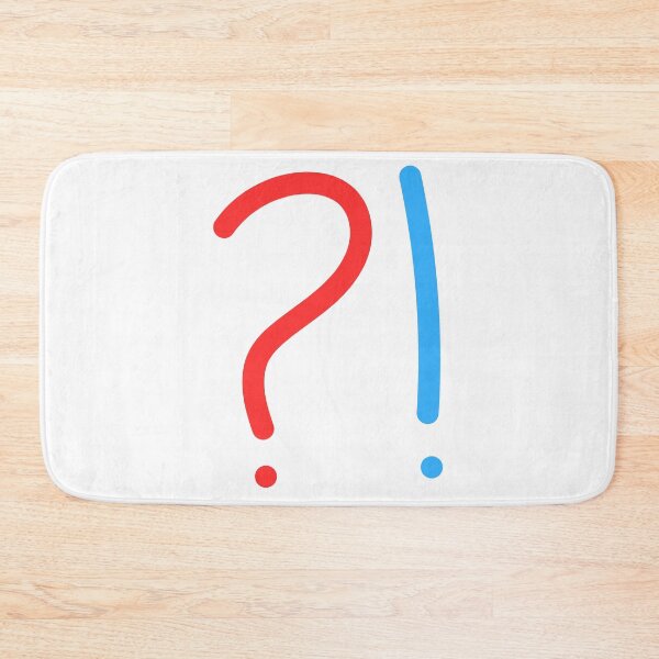 Item preview, question and exclaimation marks designed and sold by wa2022.