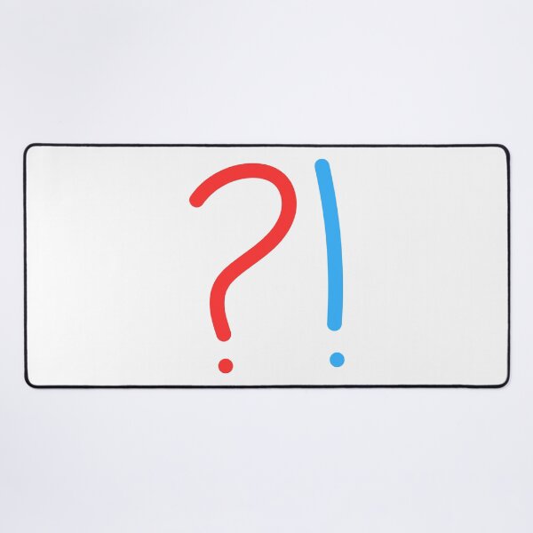 Item preview, question and exclaimation marks designed and sold by wa2022.