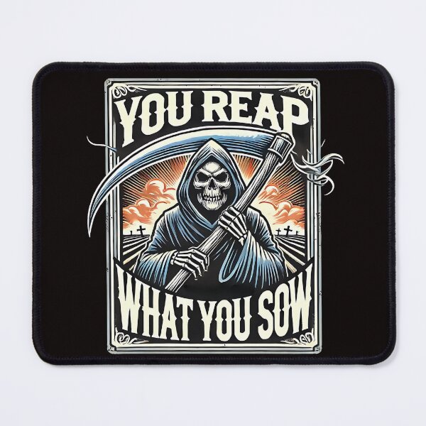 Item preview, Grim Reaper's Harvest: You Reap What You Sow designed and sold by PosiPrints.