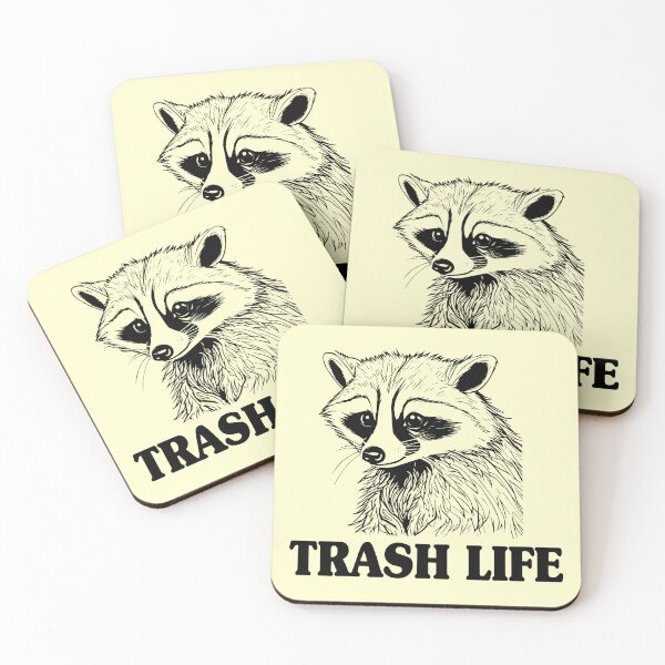 Item preview, Trash Life Raccoon Shirt - Funny Raccoon Gifts designed and sold by dgavisuals.
