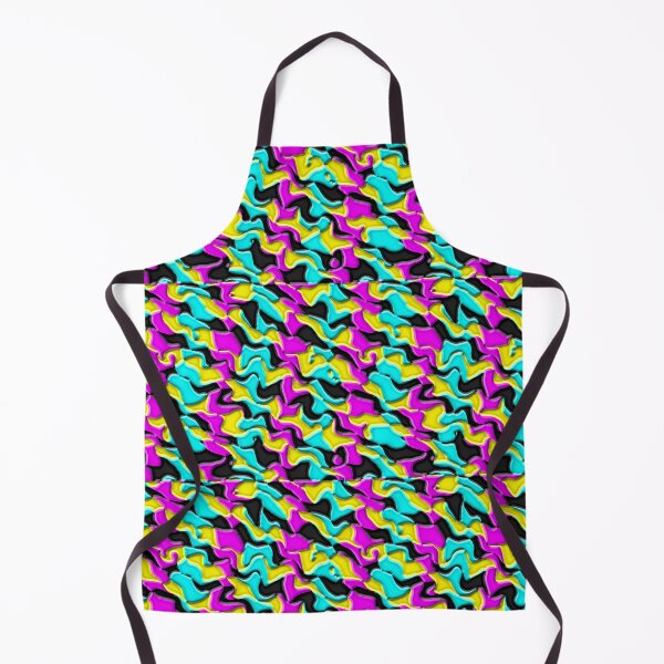 Item preview, Diagonal Wavey CMYK Checkerboard designed and sold by TheRulerofEarth.