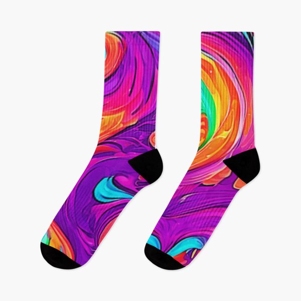 Item preview, Colorful World: Flowy Patterns designed and sold by Health And Fitness Posts e-Store.