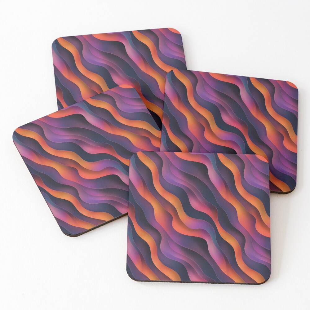 Item preview, Coasters (Set of 4) designed and sold by MidArtForge.