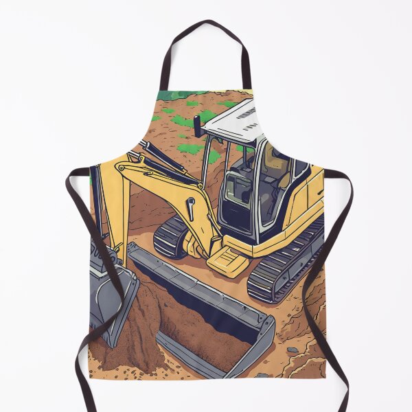 Item preview, Excavator Working in Ground. designed and sold by Visuals-60.
