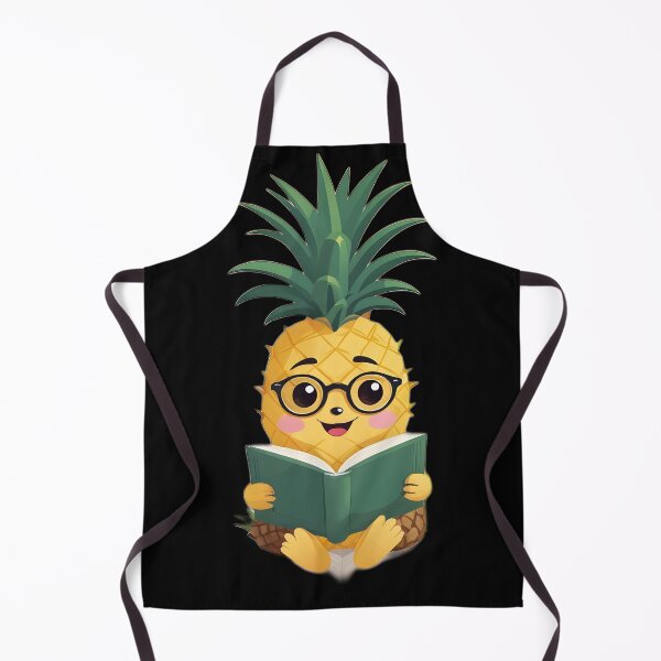 Item preview, Cute Pineapple Reading A Book - Funny Design designed and sold by Digi-Bay.