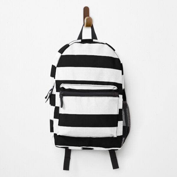 Item preview, Horizontal wide and thick stripe fashion black and white color designed and sold by Carlos Gudino.