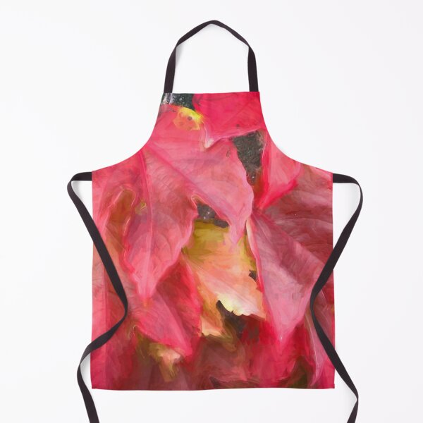 Item preview, Red Vine Leaves Stone Wall Abstract X102 designed and sold by RichFrancoCars.