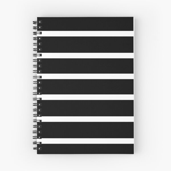 Item preview, Horizontal wide and thick stripe fashion white and black color monocromatic designed and sold by Carlos Gudino.
