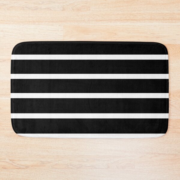 Item preview, Horizontal wide and thick stripe fashion white and black color monocromatic designed and sold by Carlos Gudino.