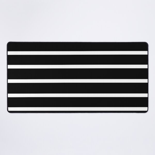 Item preview, Horizontal wide and thick stripe fashion white and black color monocromatic designed and sold by Carlos Gudino.