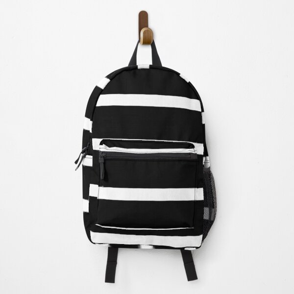 Item preview, Horizontal wide and thick stripe fashion white and black color monocromatic designed and sold by Carlos Gudino.