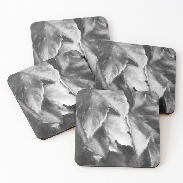 Item preview, Red Vine Leaves Stone Wall Abstract X104 designed and sold by RichFrancoCars.