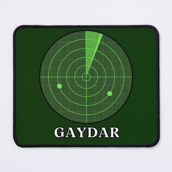 Item preview, GAYdar - LGBTQIA+ Support designed and sold by SuchWowDesign.