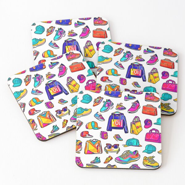 Item preview, Shoes, bags & hats pattern designed and sold by Health And Fitness Posts e-Store.