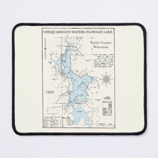 Item preview, Chequamegon Waters Flowage Lake WI designed and sold by Jean Plout.