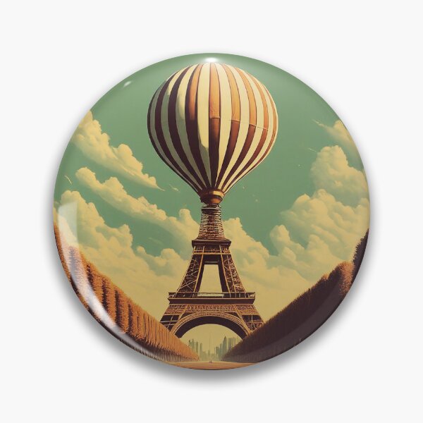 Item preview, Paris Hot Air Balloon designed and sold by FitEnvy.