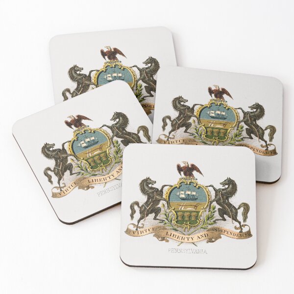 Item preview, 1876 Pennsylvania Coat of Arms designed and sold by historicimage.