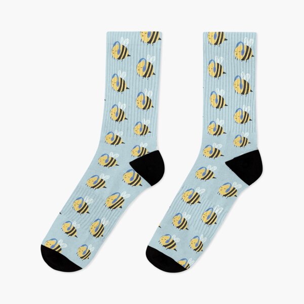 Item preview, Jamming Bee Sticker designed and sold by NightWolf1417.