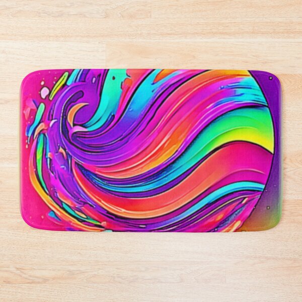 Item preview, Rainbow Swirl on vibrant Background designed and sold by Health And Fitness Posts e-Store.