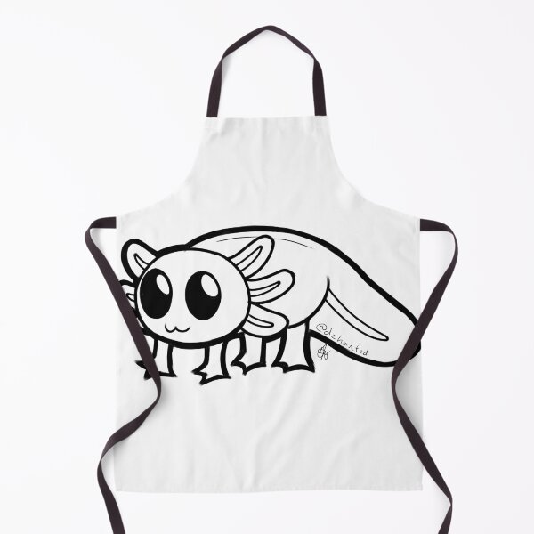 Item preview, Funny Fat Axolotl (black) designed and sold by Dzhart.