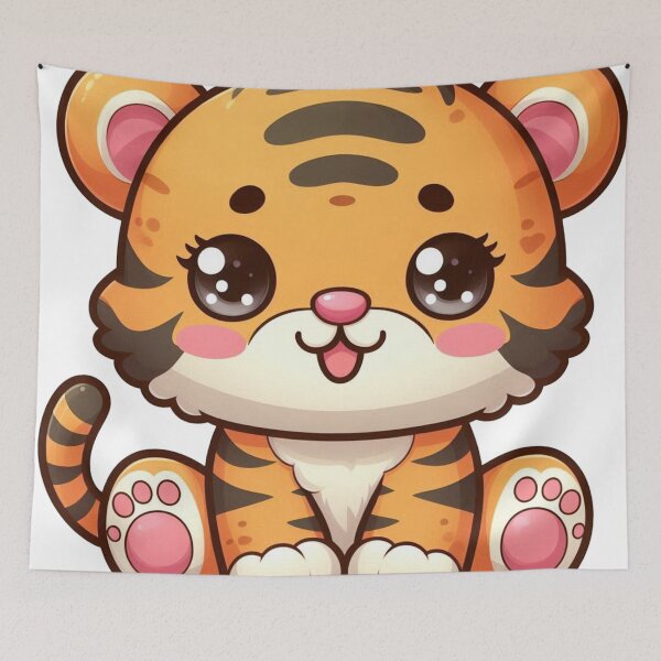 Item preview, Adorable Tiger: Striped Sweetness designed and sold by Canaba.
