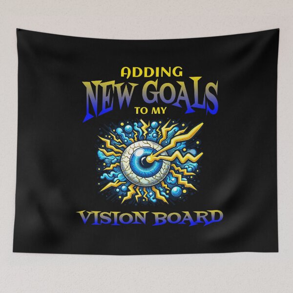 Item preview, Adding New Goals Vision Board Motivational designed and sold by Hananiah Merch.