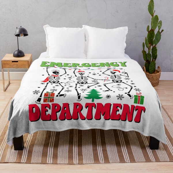 Item preview, Christmas Emergency Department Funny ER Nurse Xmas Skeletons designed and sold by clothesy7.