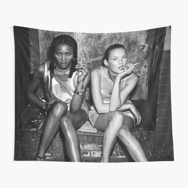 Naomi Campbell and Kate Moss 1994 Tapestry