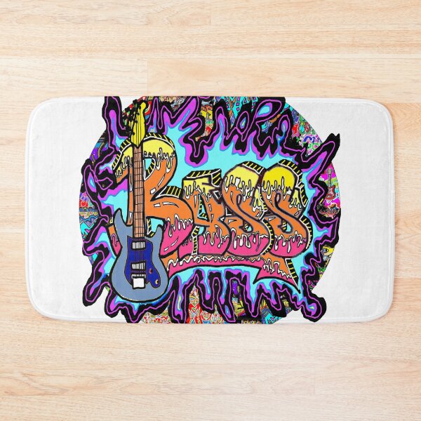 Item preview, Bass Sticker Retro Art 24 designed and sold by LowEndGraphics.
