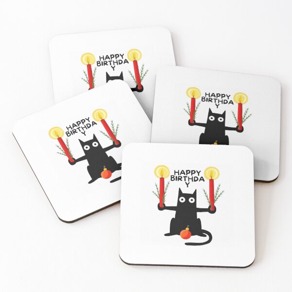Item preview, black Cat with flowers floral Cat Sticker designed and sold by Alfonsoshop ⭐⭐⭐⭐⭐ ⭐.
