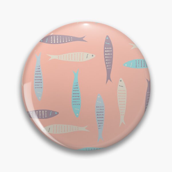 Item preview, Sardines on Pink designed and sold by Lyman Creative Co..