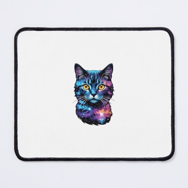 Item preview, gorgeous galaxy cat sticker or print tabby designed and sold by Zencookie.