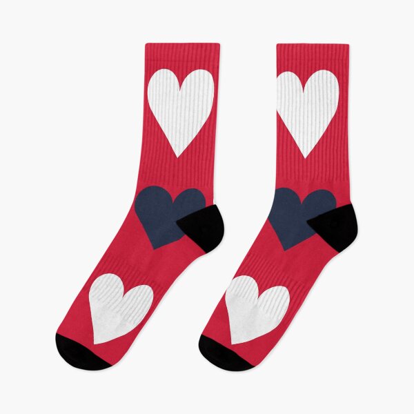 Item preview, Large NAVY BLUE, WHITE and RED LOVE HEARTS designed and sold by RachelMacht.