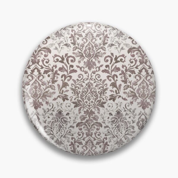 Item preview, Damask handmade brown designed and sold by Alessandro Remo Mazzoni Remotextiles.