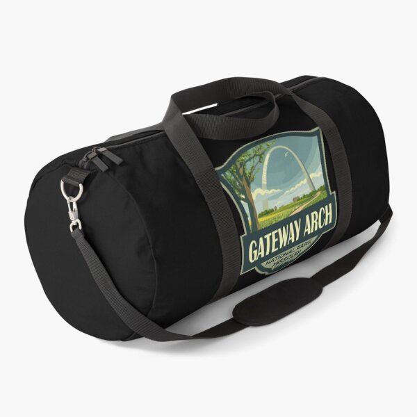 Item preview, Gateway Arch National Park Illustration Retro Badge designed and sold by KrisSidDesigns.
