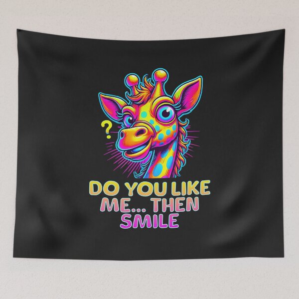 Item preview, Playful Giraffe Smile - Fun and Vibrant Animal Art designed and sold by SportyAndArtful.