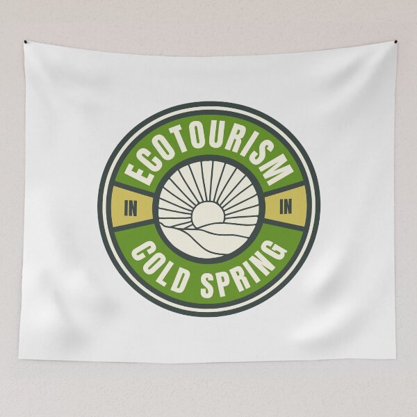 Item preview, Ecotourism in Cold Spring USA Green Logo designed and sold by Vintage-TM.