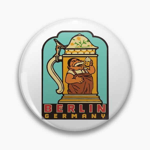 Item preview, Berlin Germany Vintage Style Decal designed and sold by Decal Mania.