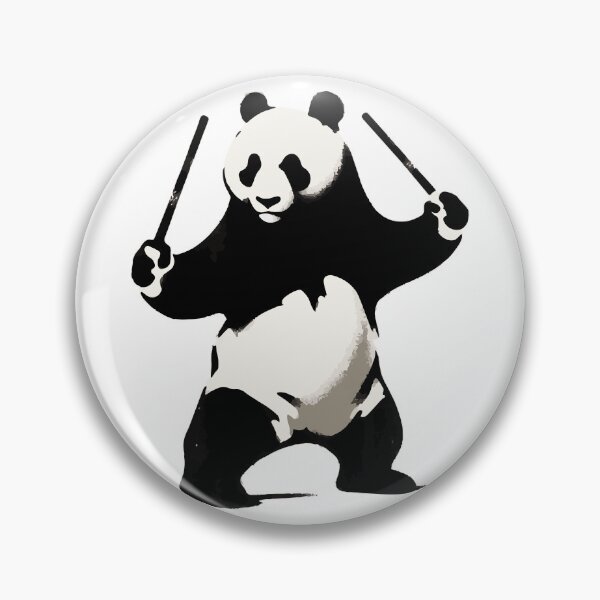 Item preview, Stick Fighting Panda Street art designed and sold by TomFrontierArt.