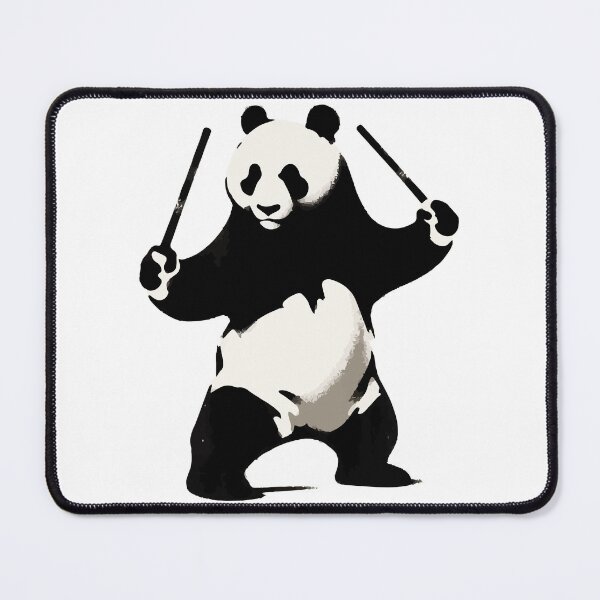 Item preview, Stick Fighting Panda Street art designed and sold by TomFrontierArt.