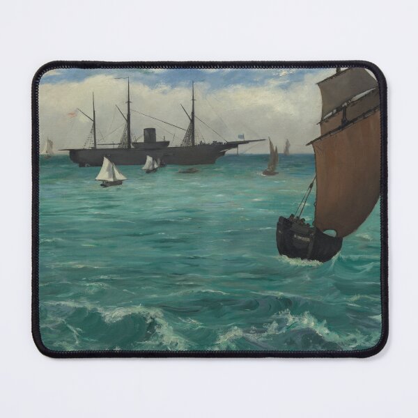 Item preview, The 'Kearsarge' at Boulogne" - Edouard Manet designed and sold by krh327.