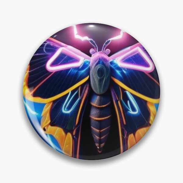 Item preview, Electric Neon Moth designed and sold by BeeTheArtCo.