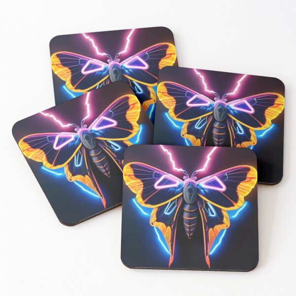Item preview, Electric Neon Moth designed and sold by BeeTheArtCo.