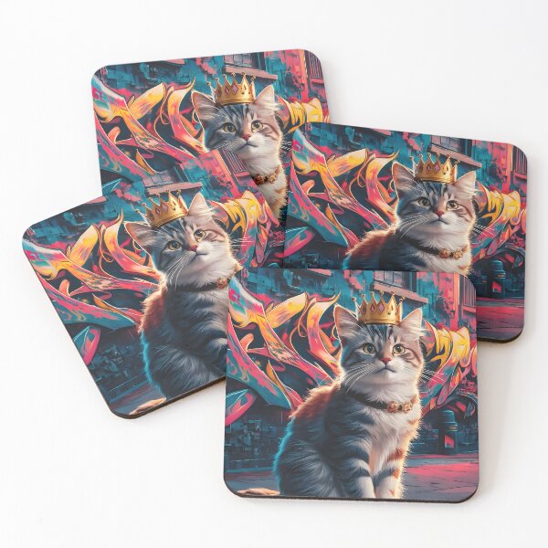 Item preview, Graffiti Cat King designed and sold by DIUMERI.