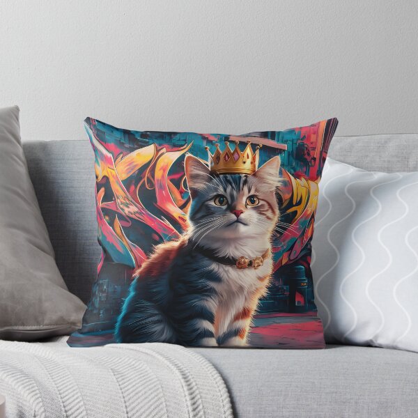 Item preview, Graffiti Cat King designed and sold by DIUMERI.