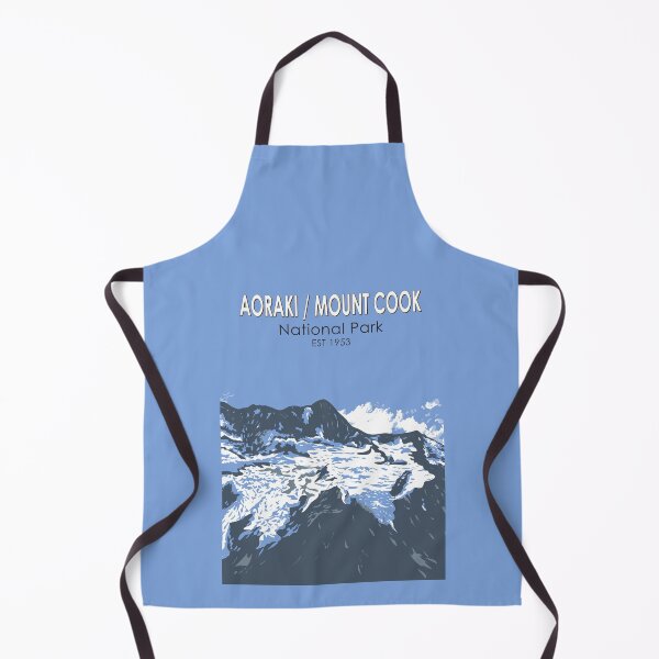 Item preview, Aoraki Mount Cook National Park Travel Art Vintage designed and sold by KrisSidDesigns.