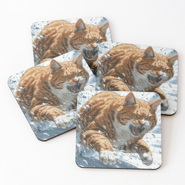 Item preview, Cat with playful paws designed and sold by wolfgangrainer.