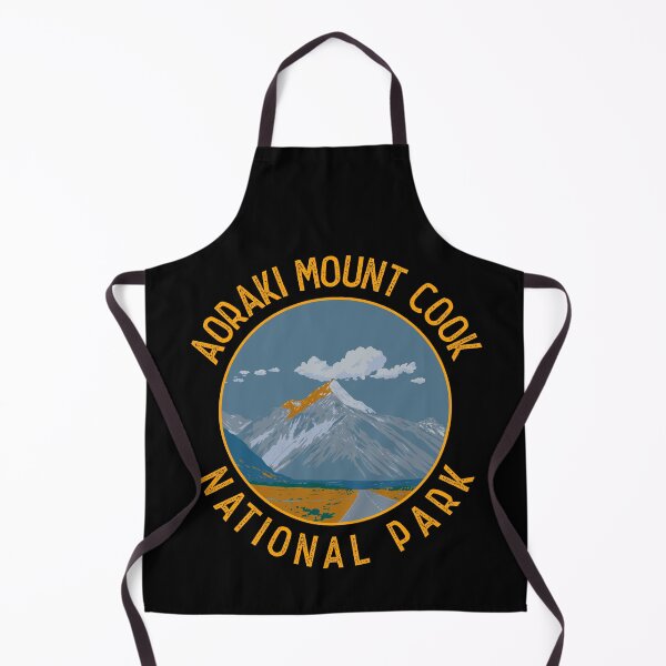 Item preview, Aoraki Mount Cook National Park Retro Distressed Circle designed and sold by KrisSidDesigns.