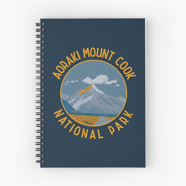 Artikelvorschau, Aoraki Mount Cook Nationalpark Retro Distressed Kreis entworfen und verkauft von KrisSidDesigns.